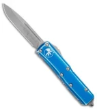 Microtech UTX-85 S/E OTF Automatic Knife Distressed Blue (3.125" Apocalyptic)