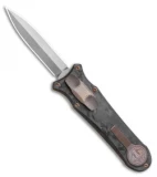 G&G Hawk Custom Deadlock Model A Knife D/A OTF Auto  Marble CF/Bronze (3.75" SW)