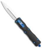 Marfione Custom Dirac Delta OTF Automatic Knife Aluminum/Blue Ringed (3" Mirror)