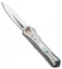 Heretic Knives Manticore-X D/A OTF Knife Custom Mammoth Ivory (3.75" Mirror) #1