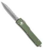 Microtech UTX-70 D/A OTF  Automatic Knife OD Green (Apocalyptic Full Serr)