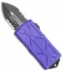 Microtech Exocet Dagger CA Legal OTF Automatic Knife Purple (1.9" Black Serr)