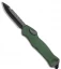 Heretic Knives Hydra OTF Automatic Knife Green S/E (3.625" Black)