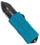 Microtech Exocet Dagger CA Legal OTF Automatic Knife Teal (1.9" Black Serr)