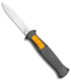 AKC X-treme EVO OTF Automatic Knife Black / Orange Slide (3.5" Satin)