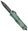 Microtech Signature Series Troodon D/E OTF Automatic Knife Jade G-10 (3" Black)