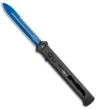 Paragon Estiletto Dagger OTF Automatic Black Bolt (5.5" Blue)