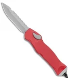 Heretic Knives Hydra OTF Automatic Knife Red S/E (3.625" Battleworn)