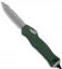 Heretic Knives Hydra OTF Automatic Knife Green S/E (3.625" Battleworn)