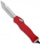 Heretic Knives Hydra OTF Automatic Knife Red Tanto (3.625" Stonewash)