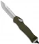 Heretic Knives Hydra OTF Automatic Knife Green Tanto (3.625" Stonewash)