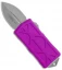 Microtech Exocet Dagger CA Legal OTF Automatic Knife Violet (1.9" Apocalyptic)