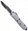 Microtech UTX-85 S/E OTF Automatic Knife Gray (3.125" Black Serr) 231-2GY