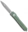 Microtech Ultratech D/E OTF Automatic Knife Distressed OD Green (3.4" Stonewash)
