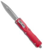 Microtech Dirac Delta OTF Automatic Knife Distressed Red (3.75" Apocalyptic)