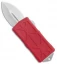Microtech Exocet Dagger CA Legal OTF Automatic Knife Red (1.9" Stonewash)