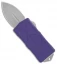 Microtech Exocet Dagger CA Legal OTF Automatic Knife Purple (1.9" Apocalyptic)