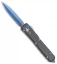 Marfione Custom Ultratech D/E OTF Knife Blue Ti HW (3.4" Blue Mosaic Damascus)