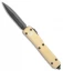 Microtech Ultratech OTF D/E Automatic Knife Gold (3.4" Black DLC) 122-1DLCTCG