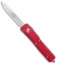 Microtech UTX-70 S/E OTF Automatic Knife Red (2.4" Satin) 148-4RD