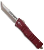 Microtech Signature Series Combat Troodon Hellhound Knife Merlot (3.8" Brnz)