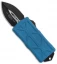 Microtech Exocet Dagger CA Legal OTF Automatic Knife Blue (1.9" Black) 157-1BL