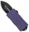 Microtech Exocet Dagger CA Legal OTF Automatic Knife Purple (1.9" Black) 157-1PU
