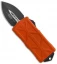 Microtech Exocet Dagger CA Legal OTF Automatic Knife Orange (1.9" Black)