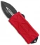 Microtech Exocet Dagger CA Legal OTF Automatic Red (1.9" Black)