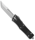 Microtech Signature Series Troodon Hellhound Tanto OTF Knife Black (3" SW)