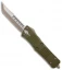 Microtech Troodon Hellhound Tanto OTF Knife OD Green (3" Bronzed) 619-13OD