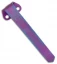 Maverick Customs Titanium Heretic Manticore Pocket Clip - Blue/Purple