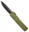 Brian Tighe & Friends Twist Tighe Clip Pt OTF Automatic Knife Green (3.75" DLC)