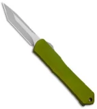 Heretic Knives Manticore-S Tanto OTF Automatic Knife OD Green (2.63" Stonewash)