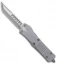 Microtech Troodon Hellhound Tanto OTF Knife Gray Aluminum (3" Apocalyptic)