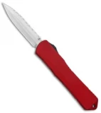 Heretic Knives Manticore-X  Plain/Serrated OTF Knife Red (3.75" SW)