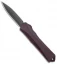 Heretic Knives Manticore-S Double Edge OTF Black (2.63" Stonewash)
