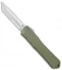 Heretic Knives Manticore-X Tanto OTF Knife OD Green (3.75" Stonewash Serr)