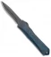 Heretic Knives Manticore-S Recurve OTF Knife Breakthrough Blue (2.63" Black DLC)