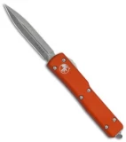 Microtech UTX-70 D/E OTF Automatic Knife Orange (2.4" Stonewash)