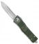 Microtech Combat Troodon T/E Automatic OTF Knife OD Green (3.8" Satin Serr)