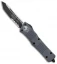 Microtech Combat Troodon Automatic OTF Knife Tanto Gray (3.8" Black Serr)
