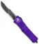 Microtech Combat Troodon S/E OTF Automatic Knife Purple (3.8" Black Serr)