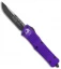 Microtech Combat Troodon S/E OTF Knife Purple (3.8" Black Plain)