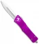 Microtech Combat Troodon OTF Knife D/E Dagger Violet (3.8" Satin Serr)