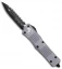 Microtech Combat Troodon OTF Dagger Automatic Knife Gray (3.8" Black Full Serr)