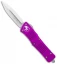 Microtech Combat Troodon D/E OTF Automatic Knife Violet (3.8" Stonewash)