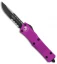 Microtech Troodon S/E OTF Automatic Knife Violet (3" Black Serr) 139-2VI