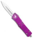 Microtech Troodon D/E OTF Automatic Knife Violet (3" Satin Serr)