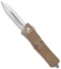 Microtech Troodon D/E OTF Automatic Knife Tan (3" Satin) 138-4TA